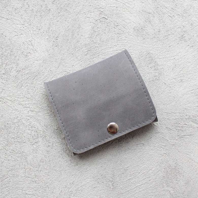 Mini Wallet - Серо-голубой крейзи хорс