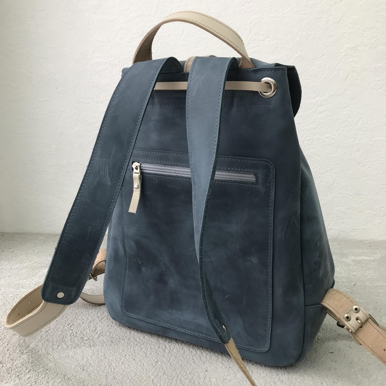 City Travel Bag - Джинс крейзи хорс