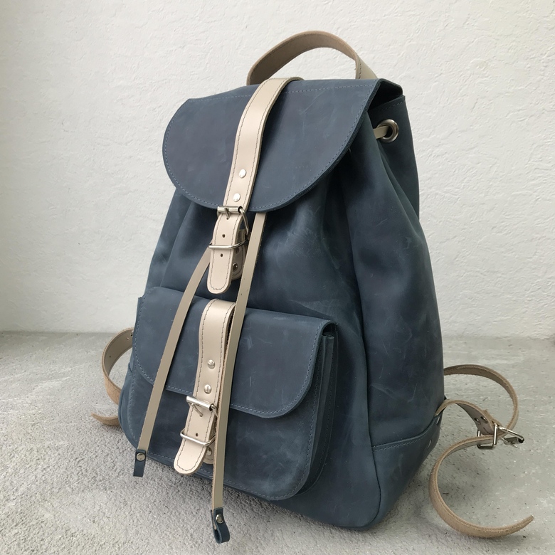 City Travel Bag - Джинс крейзи хорс