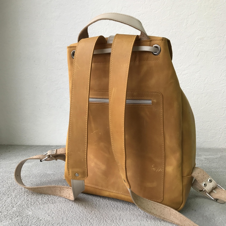 City Travel Bag - Медовый крейзи хорс