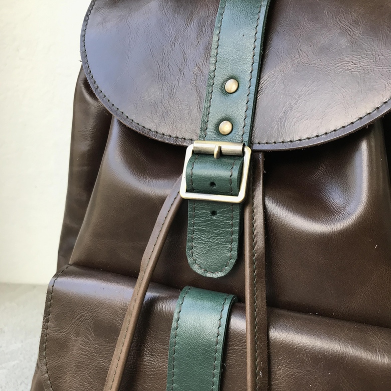 City Travel Bag - Коричневый гладкий