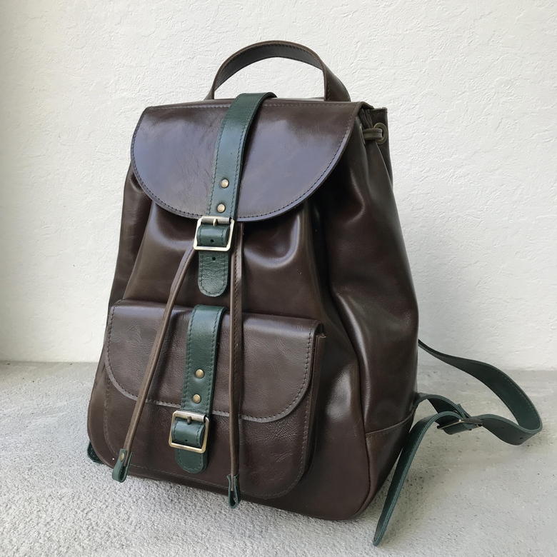 City Travel Bag - Коричневый гладкий