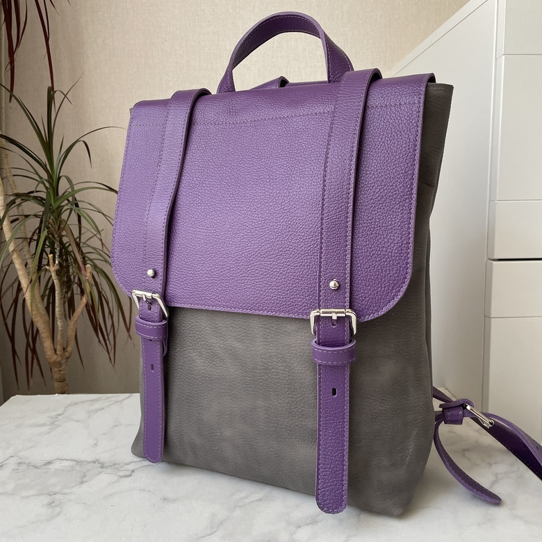 Честер серый с фиолетовым