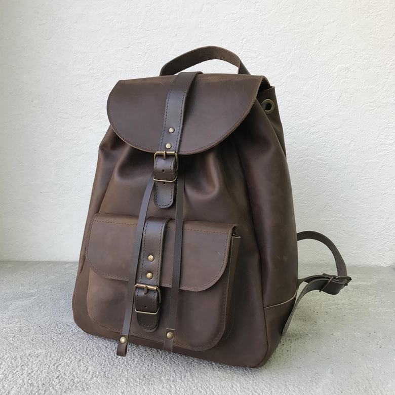 City Travel Bag - Коричневый крейзи хорс