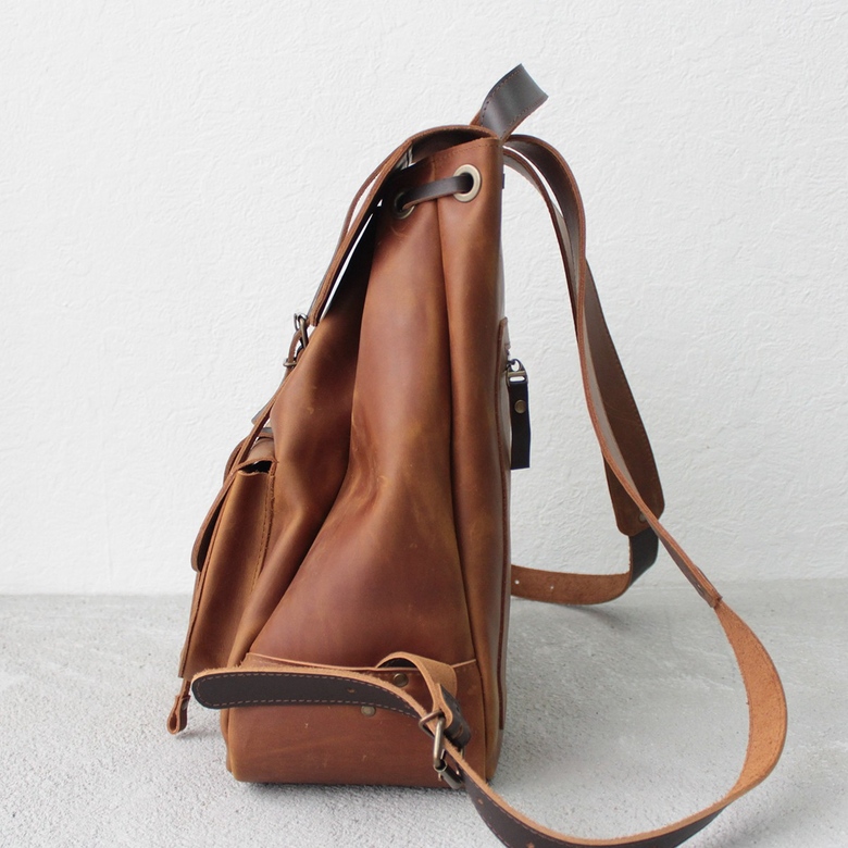 City Travel Bag - Песочный крейзи хорс