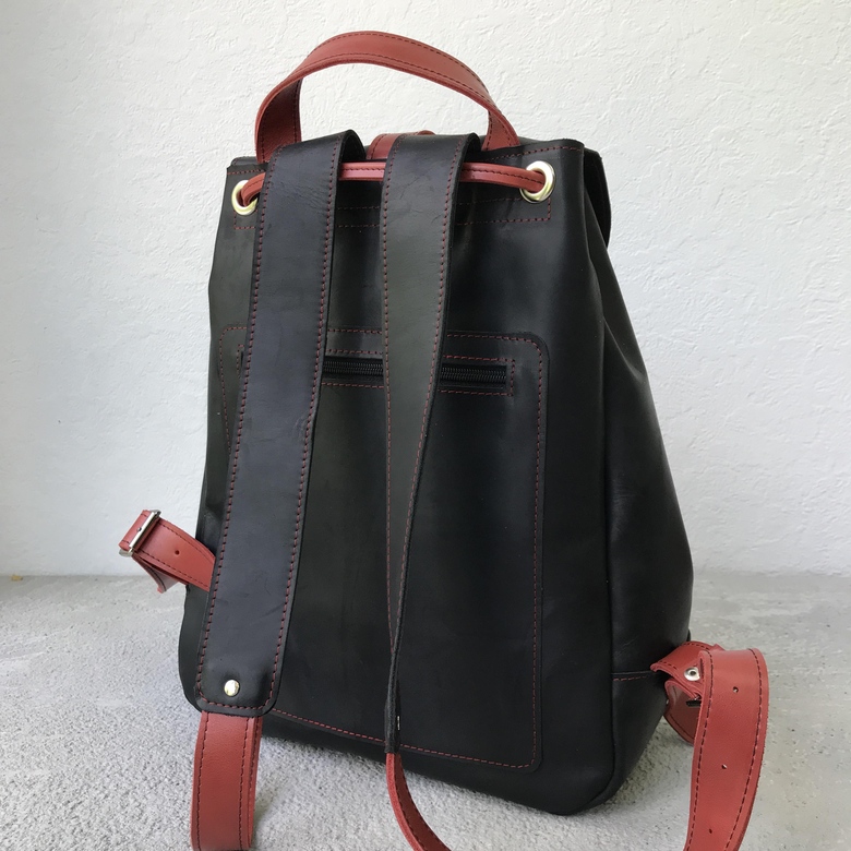 City Travel Bag - Чёрный крейзи хорс