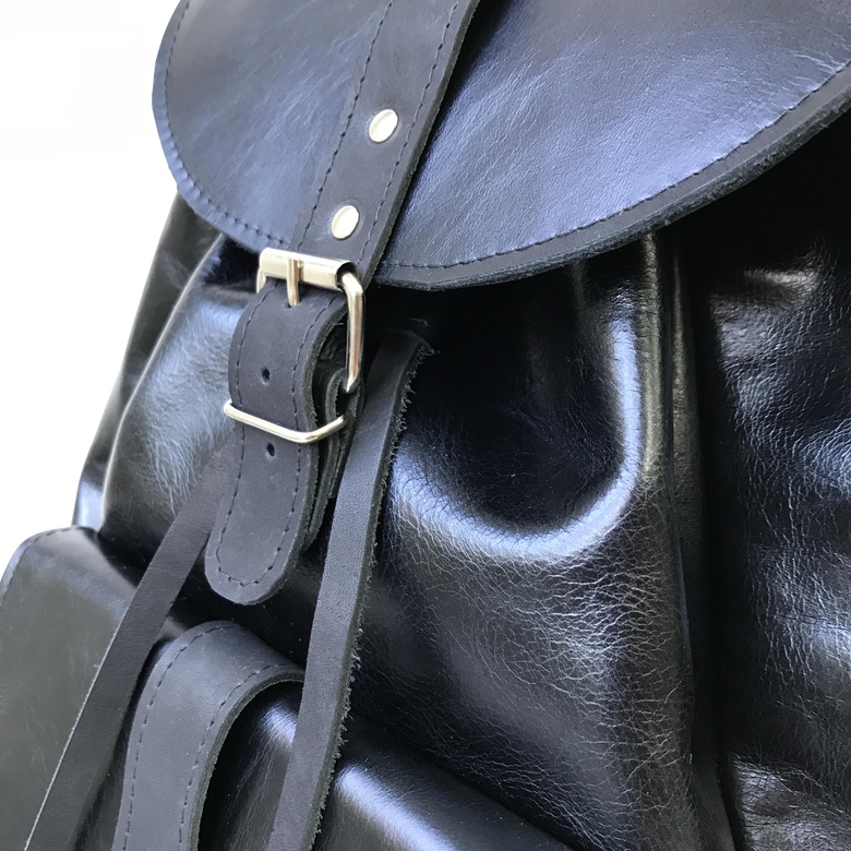 City Travel Bag - Чёрный гладкий