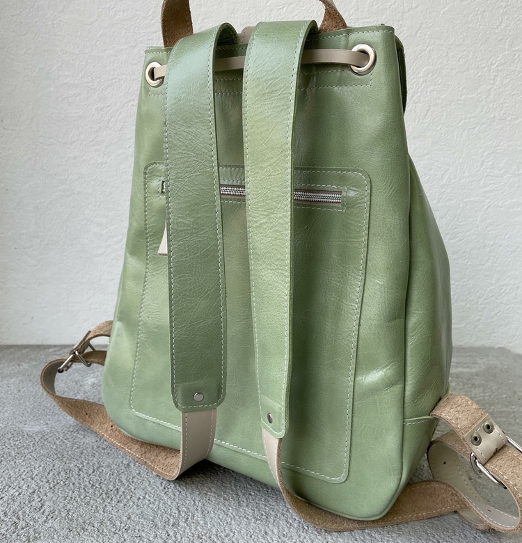 City Travel Bag - Салатовый гладкий