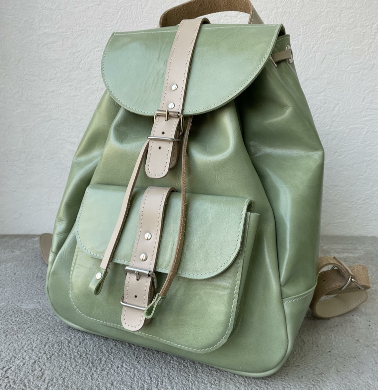 City Travel Bag - Салатовый гладкий