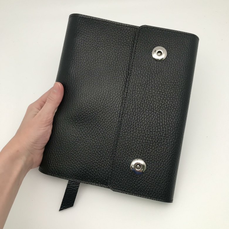 Блокнот А5 - Чёрный фактурный